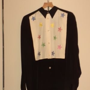 100% Silk Byblos  men's button down